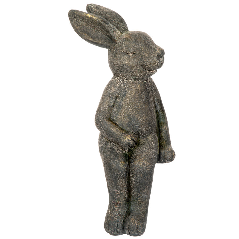 Design Toscano Residing Rabbit Sitting Bunny Statue & Reviews Wayfair